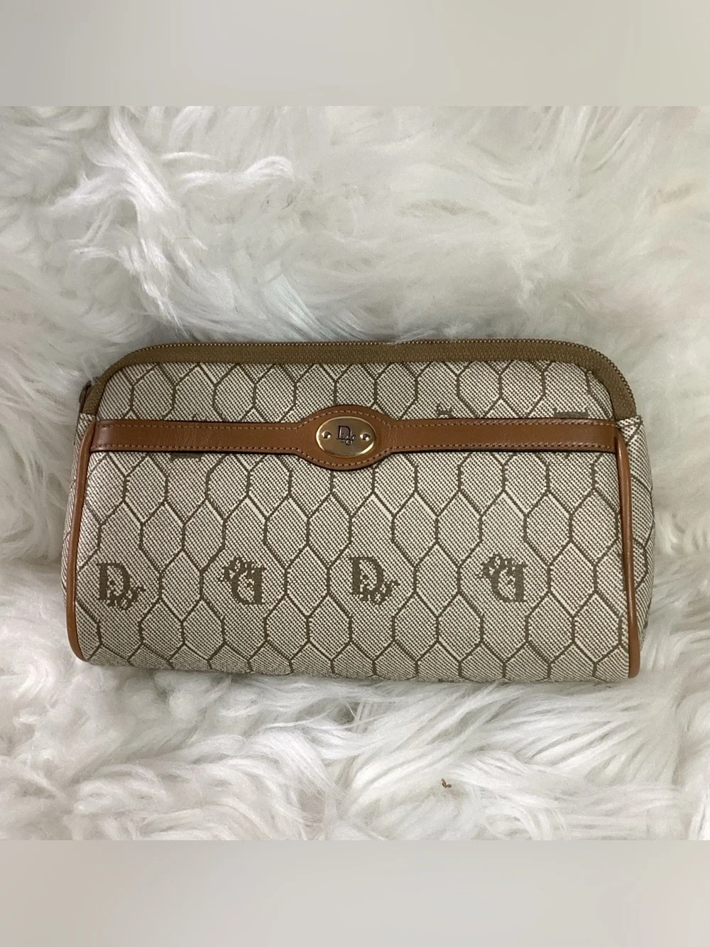 Dior Honeycomb Make up Pouch/Clutch